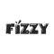 Fizzy logo with bold, block letters and a small splash above the "I".