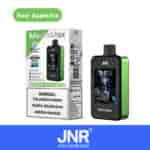 Sour Apple Ice JNR MediaMax vape device with 40000 puffs, HD display, and nicotine warning label.