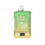 Colorful rectangular vape device labeled 'AFUS WARSHIP' with a digital display showing '100%' at the bottom.