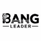 Logo with the word 'BANG' in bold capital letters, featuring a stylized lion head forming part of the letter 'B,' and the word 'LEADER' below with horizontal lines on each side.