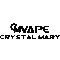 Stylizowane logo tekstowe MVAPE CRYSTAL MARY z zarysowaną futurystyczną czcionką