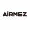 Black bold stylized logo text reading 'AiRMEZ' with rounded letters on a transparent background