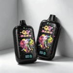 Two vape devices with colorful elephant graphics and the word "BANG" displayed, showing battery levels of 80% and 88%
